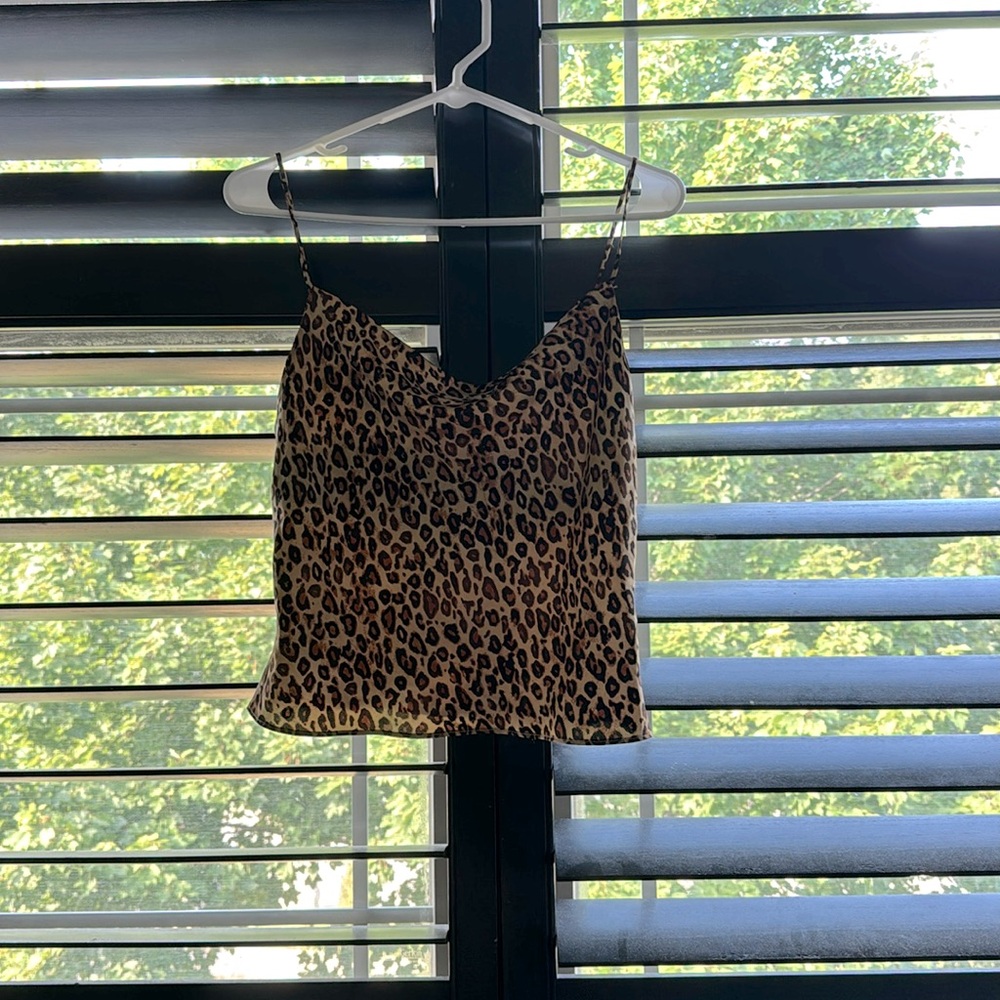 Zara Cheetah Print Tank Top